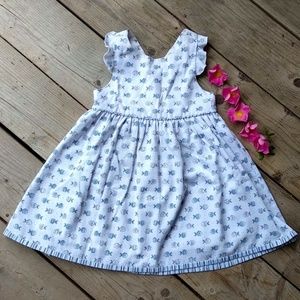 Florence Eiseman | 3T Fish Motif Cross Back Apron Dress